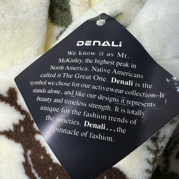 Denali Deer Print Soft Fleece Full Zip Lined Vest Womens Size XL - Picture 10 of 11